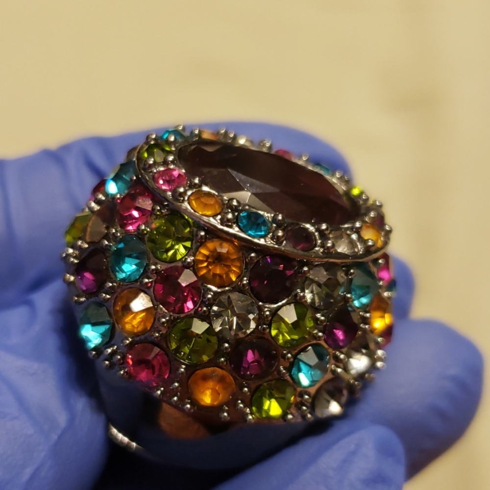 Purple & Multi Color Ring - Picture 4 of 12